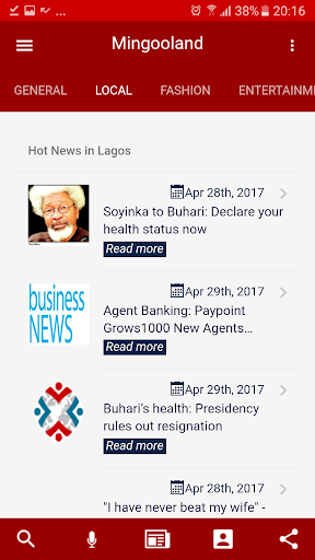 Android application MingooLand screenshort