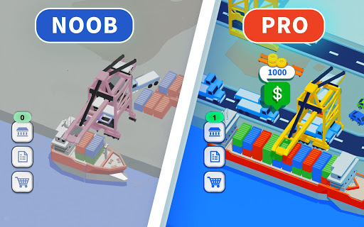 Télécharger Gratuit Idle Port Tycoon APK MOD (Astuce) screenshots 5