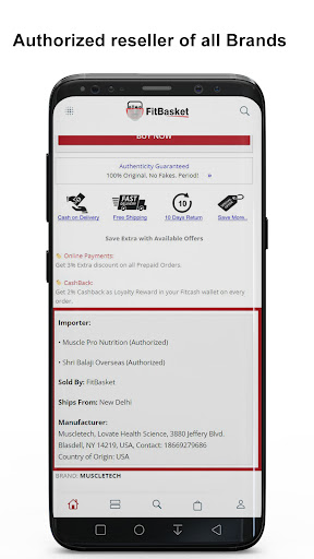 FitBasket Screen 3