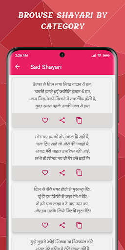 Romantic Shayari Hindi Screen 2
