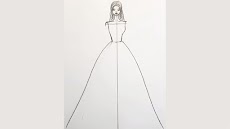 ドレスを描く方法のおすすめ画像3