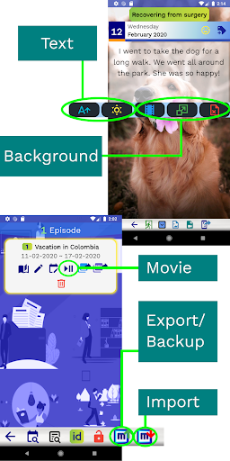Memoralia: Episodic journal Screen 3