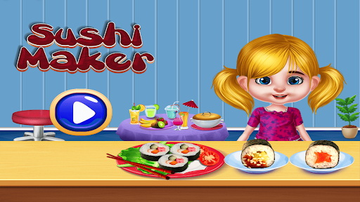 Android application Sushi Roll - Cooking Games screenshort