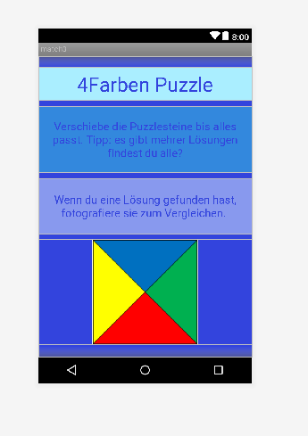 Android application Puzzle screenshort