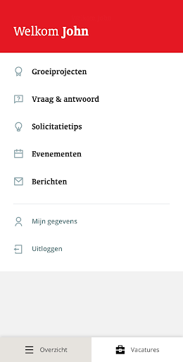 Android application Werkplein Twente screenshort