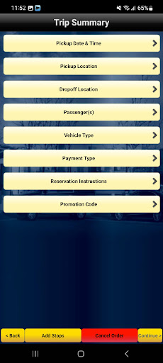 Fleetwood Limousine Screen 3