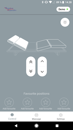 Android application AA Control My Bed screenshort