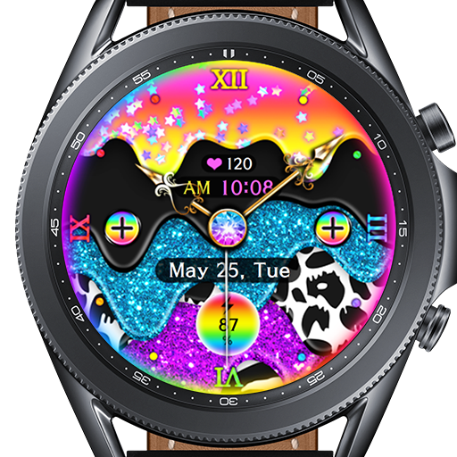 Colorful Melting Rainbow_Watch logo