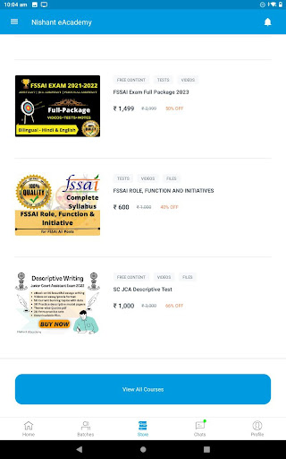 Nishant eAcademy Screen 3