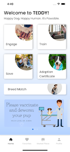 TEDDY: Positive Dog Training Screen 3