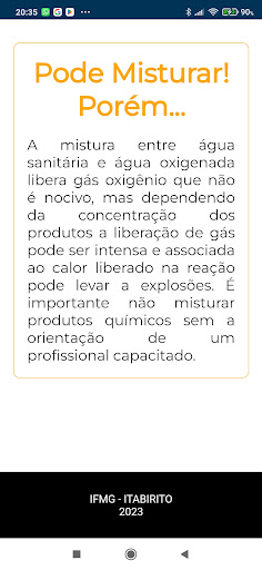 Posso Misturar? Screen 2