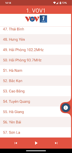 Nghe Radio Screen 2