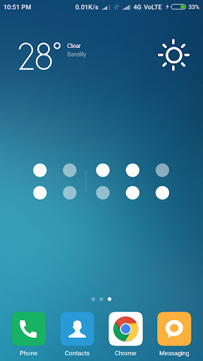 Screenshot of 10-bit Clock Widget