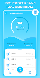 Water Tracker: Water Drinking Reminder App  screenshots 17