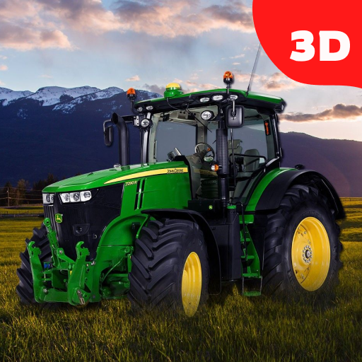 Tractor Driving and Jcb Games logo