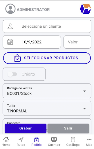 Elipsys Pedidos Screen 3