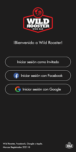 Android application Wild Rooster screenshort
