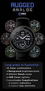 Rugged Analog - watch face