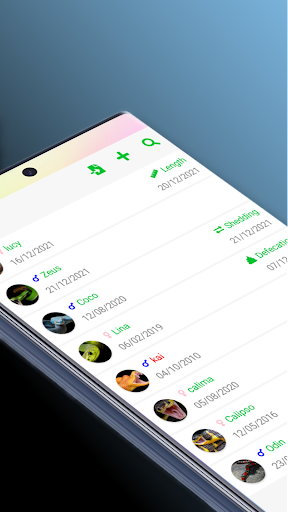 Android application SnakeLog — Reptile Manager screenshort