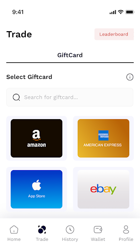 Android application Easyflip: Sell Giftcards screenshort