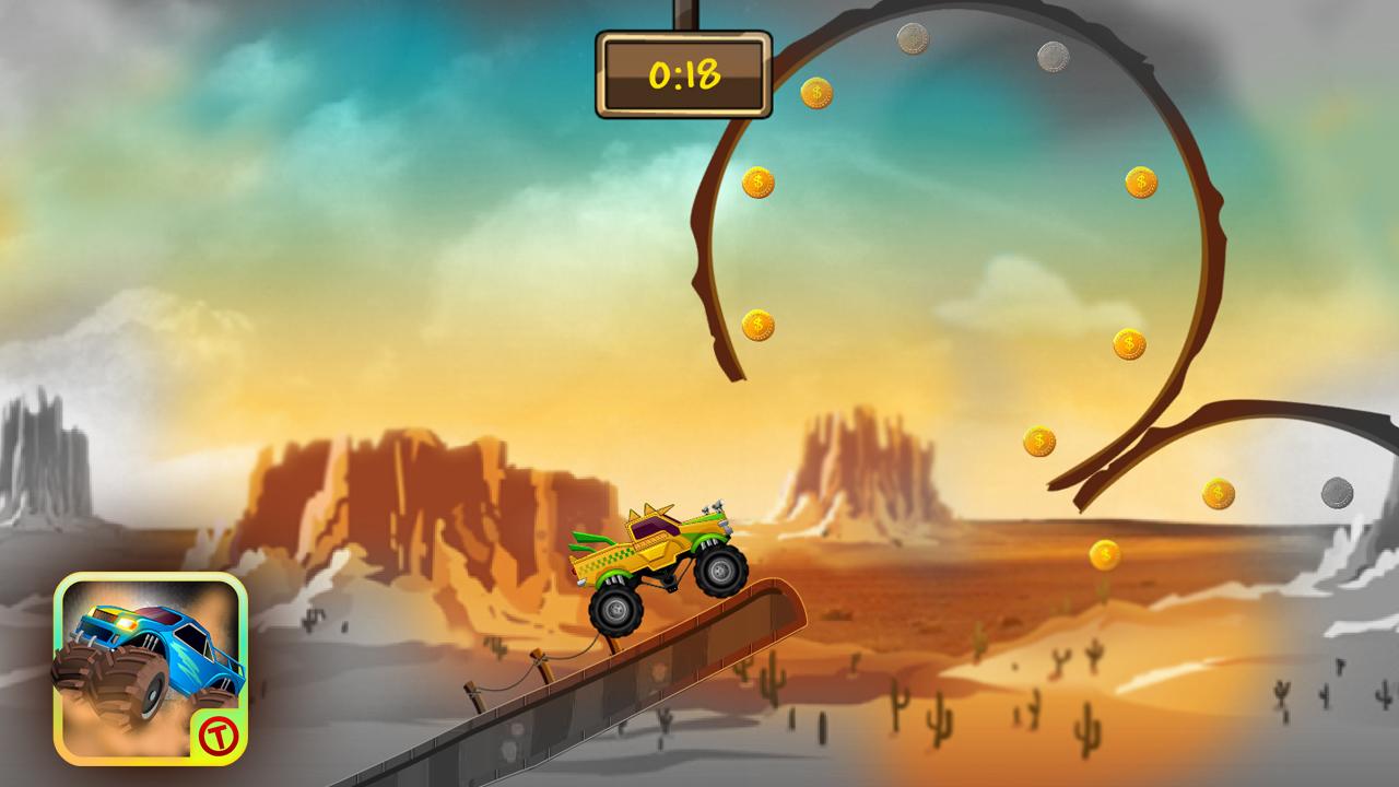 Android application Monster Ride HD Pro screenshort