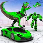 Cover Image of ดาวน์โหลด Flying Dino RobotCar Transform 0.4 APK