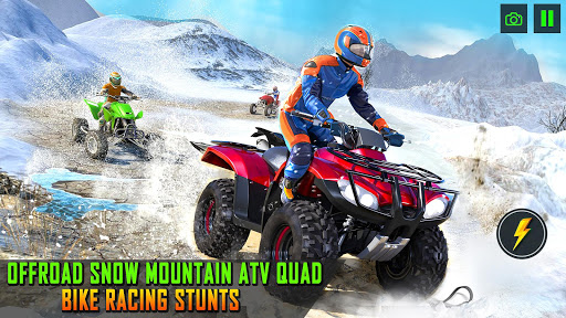 OffRoad Snow Mountain ATV Quad Bike Racing Stunts  Screenshots 1