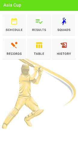 Android application Cricket Updates - Asia Cup screenshort