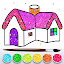 Glitter House Coloring