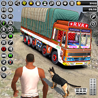 لعبة شاحنة سائق الشاحنة الهندي