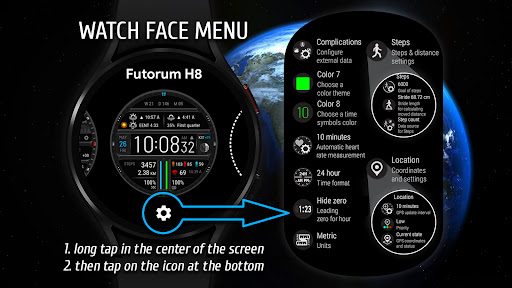 Futorum H8 Digital watch face Screen 3
