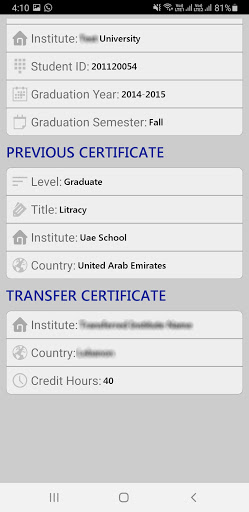 Smart Document Academic Certificate Attestation