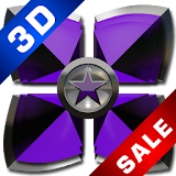 Next Launcher theme Purple Sta icon