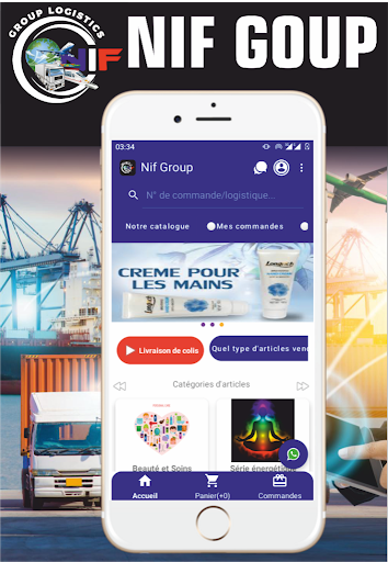 Android application Nif Group screenshort