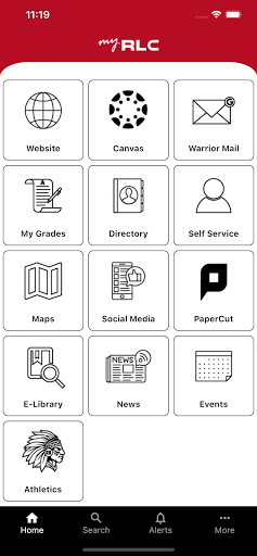Android application Rend Lake College (myRLC old) screenshort