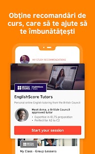 British Council EnglishScore Screenshot