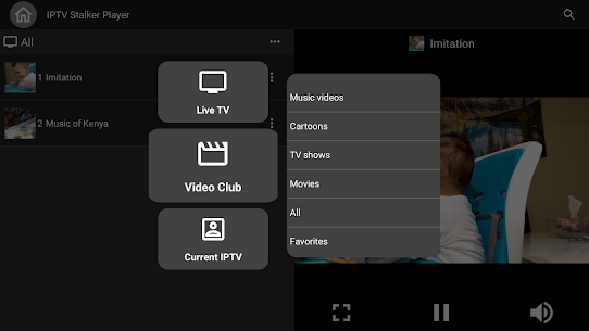 IPTV Stalker Player v1.34 (Pro) + IPTV Servers 5