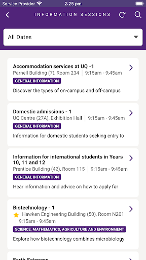UQ Open Day Screen 3