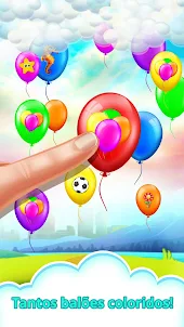 Estouro de balões jogos para criançinhas