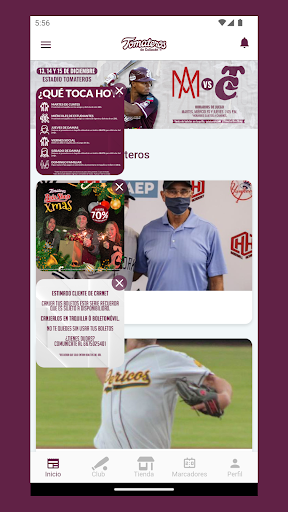 Android application Tomateros screenshort