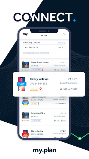 Android application my.plan screenshort