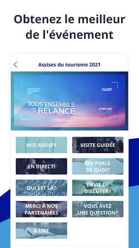 Android application Alliance Tourisme screenshort
