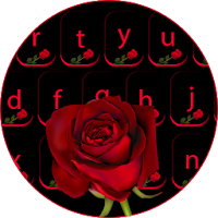 Red Rose keyboard Theme
