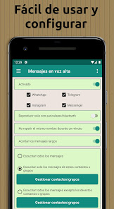 Captura de Pantalla 1 Leer mensajes en voz alta android