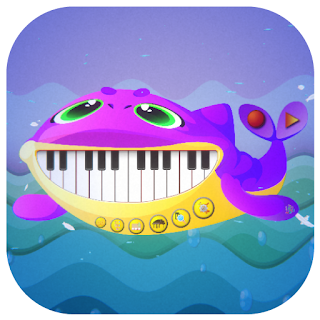 Cute Whale Piano Sound Music