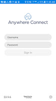 screenshot of Anywhere Connect