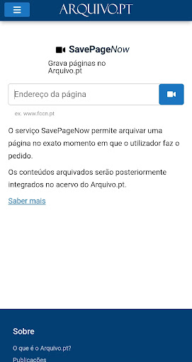 Arquivo.pt Screenshot 3 - AppWisp.com