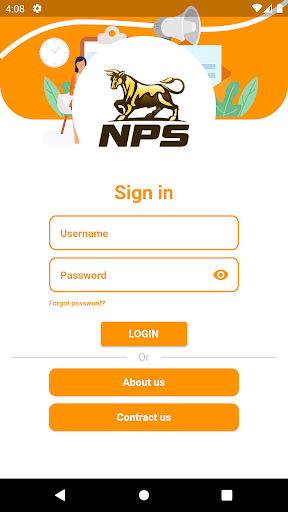 Android application NPS-HR screenshort