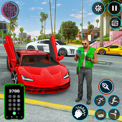 Crazy Car Transport Truck Game logo