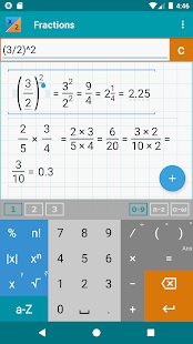 Fraction Calculator + Math PRO Captura de tela